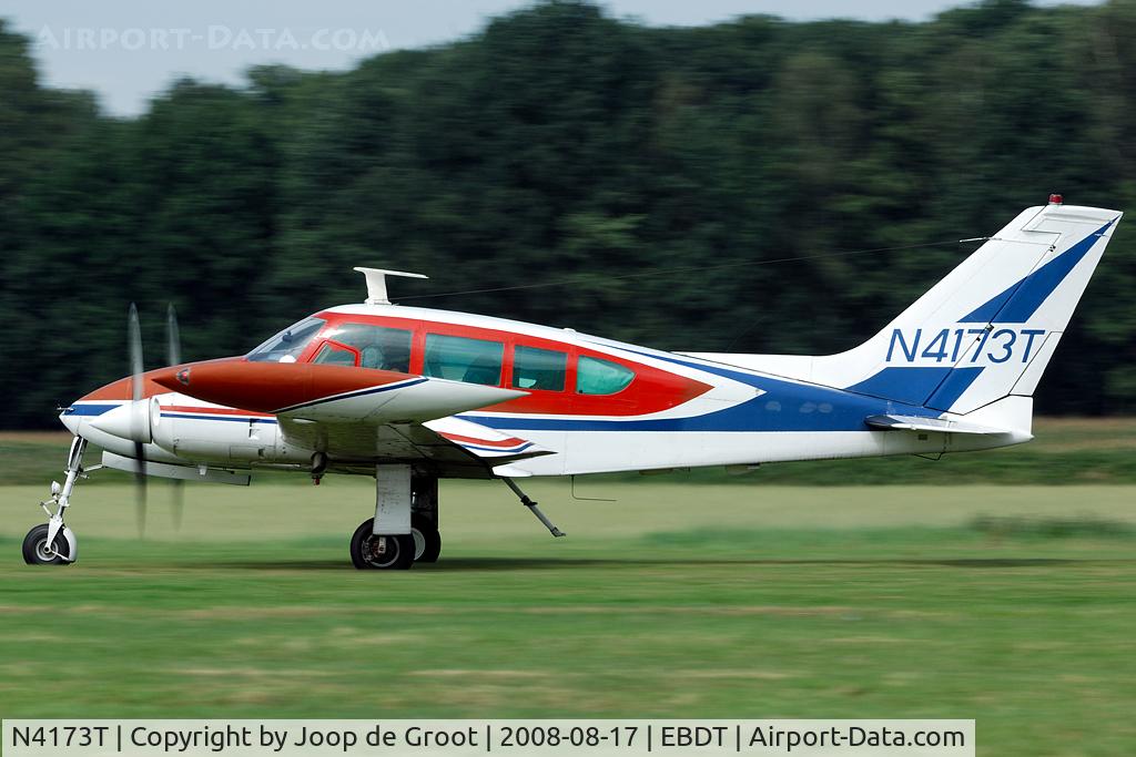 N4173T, 1965 Cessna 320D Executive Skyknight C/N 320D0073, One of the larger aircraft during the old timer fly in.