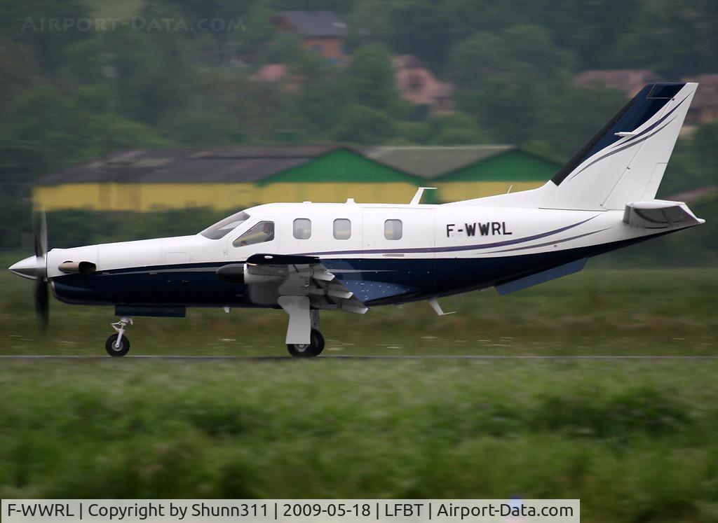 F-WWRL, Socata TBM-700 C/N Not found F-WWRL, Arriving from test flight on rwy 20
