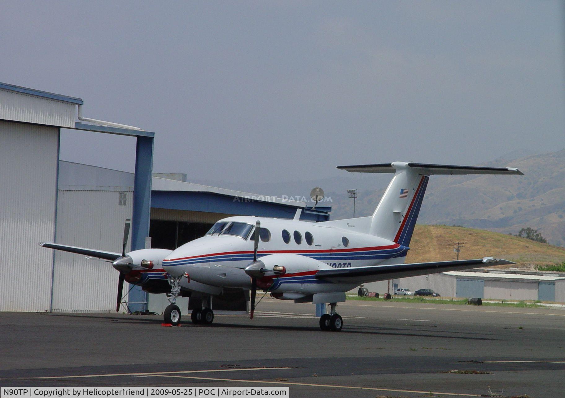 N90TP, 1980 Beech F90 King Air C/N LA-66, Parked waiting to be looked at