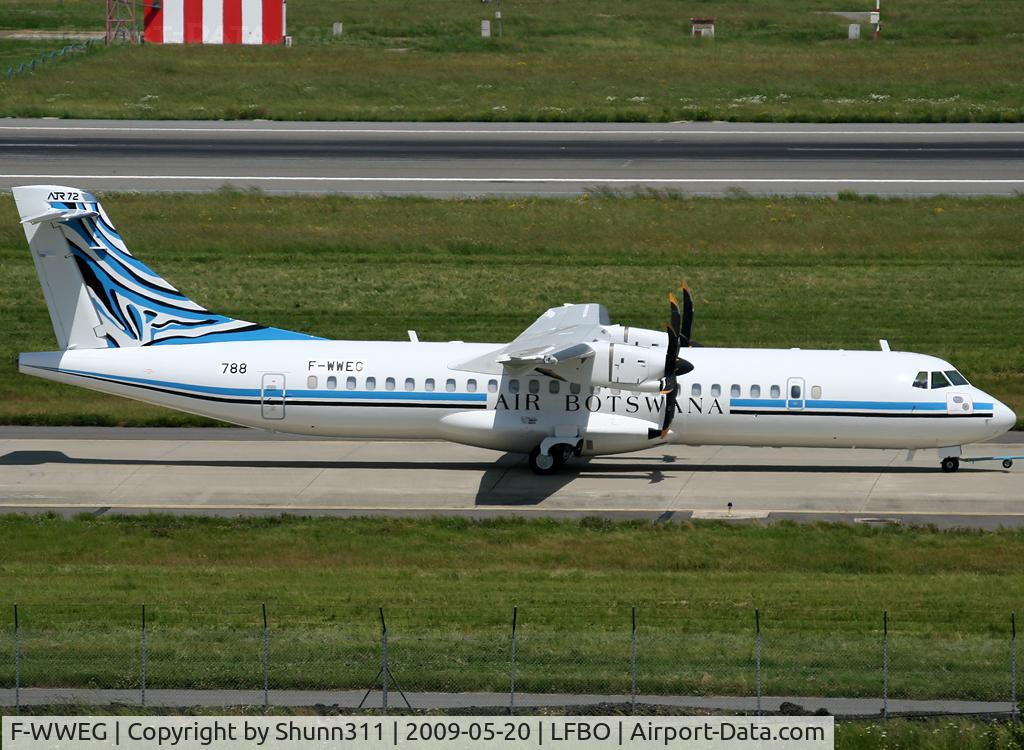 F-WWEG, 2000 ATR 72-212A C/N 788, C/n 0788 - To be A2-ABS