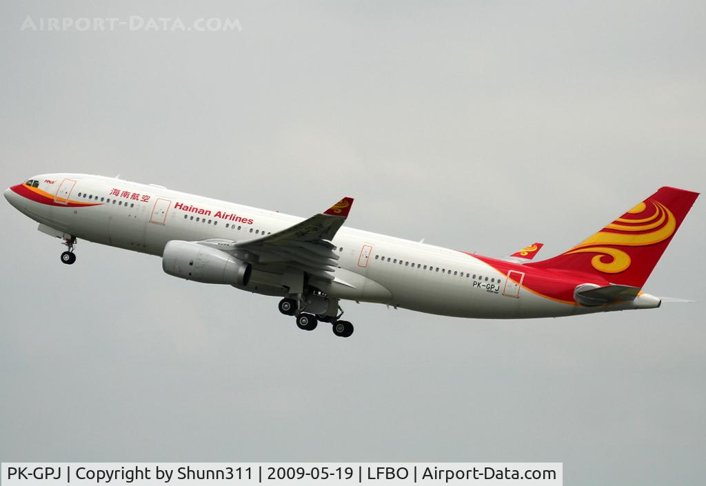 PK-GPJ, 2009 Airbus A330-243 C/N 988, C/n 788 - Hainan Airlines ntu - For Garuda Indonesian