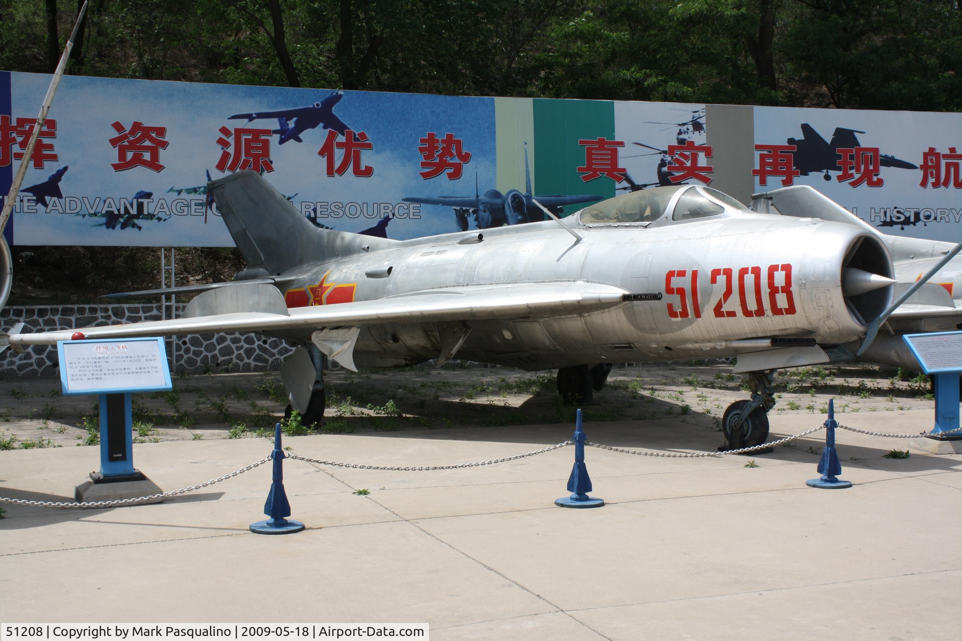 51208, Shenyang J-6III C/N 5025, Shenyang J-6III  Located at Datangshan, China