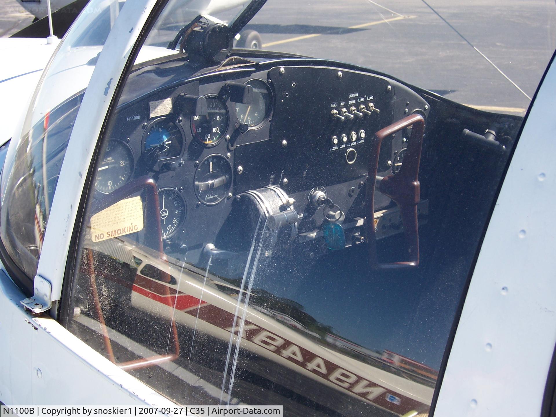 N1100B, 1948 Erco 415E Ercoupe C/N 4983, Ercoupe - white - panel