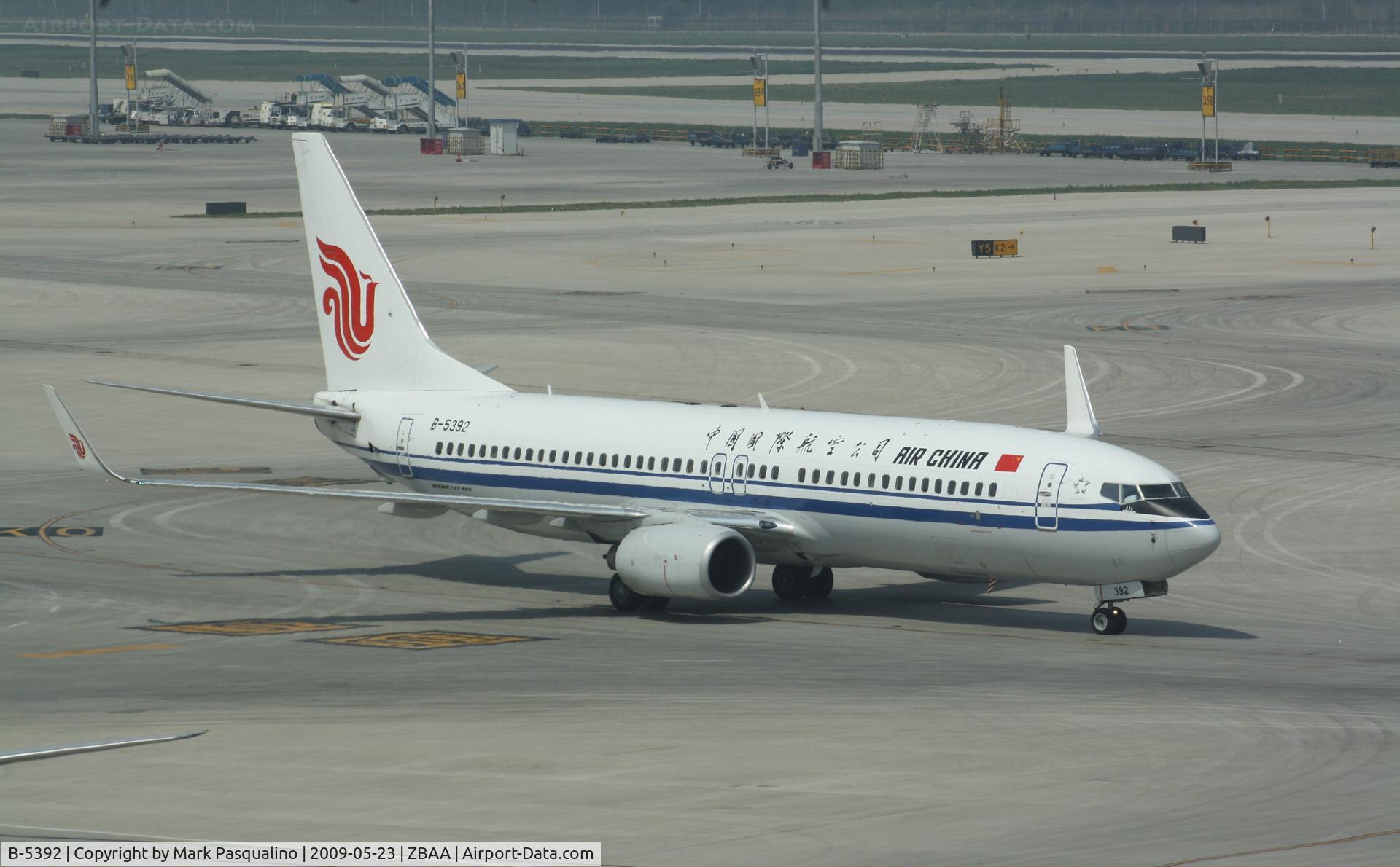 B-5392, 2008 Boeing 737-89L C/N 36488, Boeing 737-800