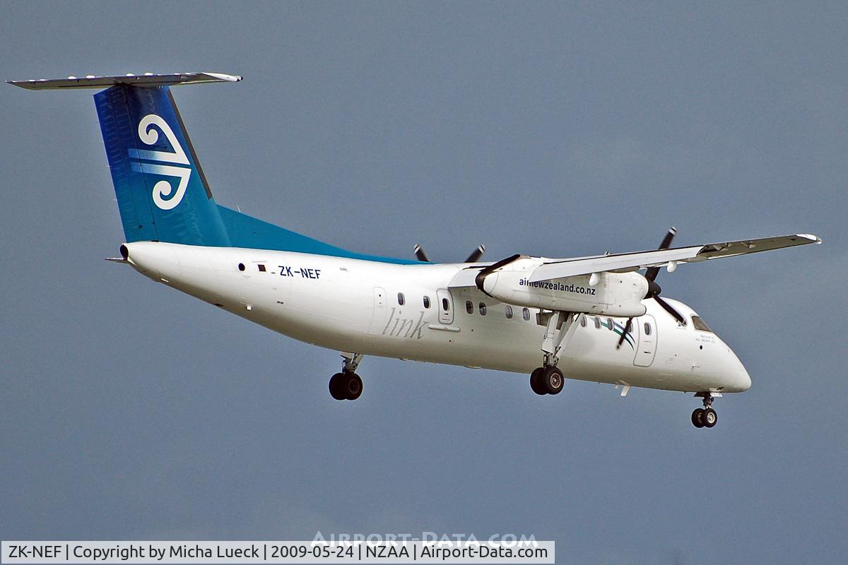ZK-NEF, 2005 De Havilland Canada DHC-8-311 Dash 8 C/N 620, On finals before the rain starts...