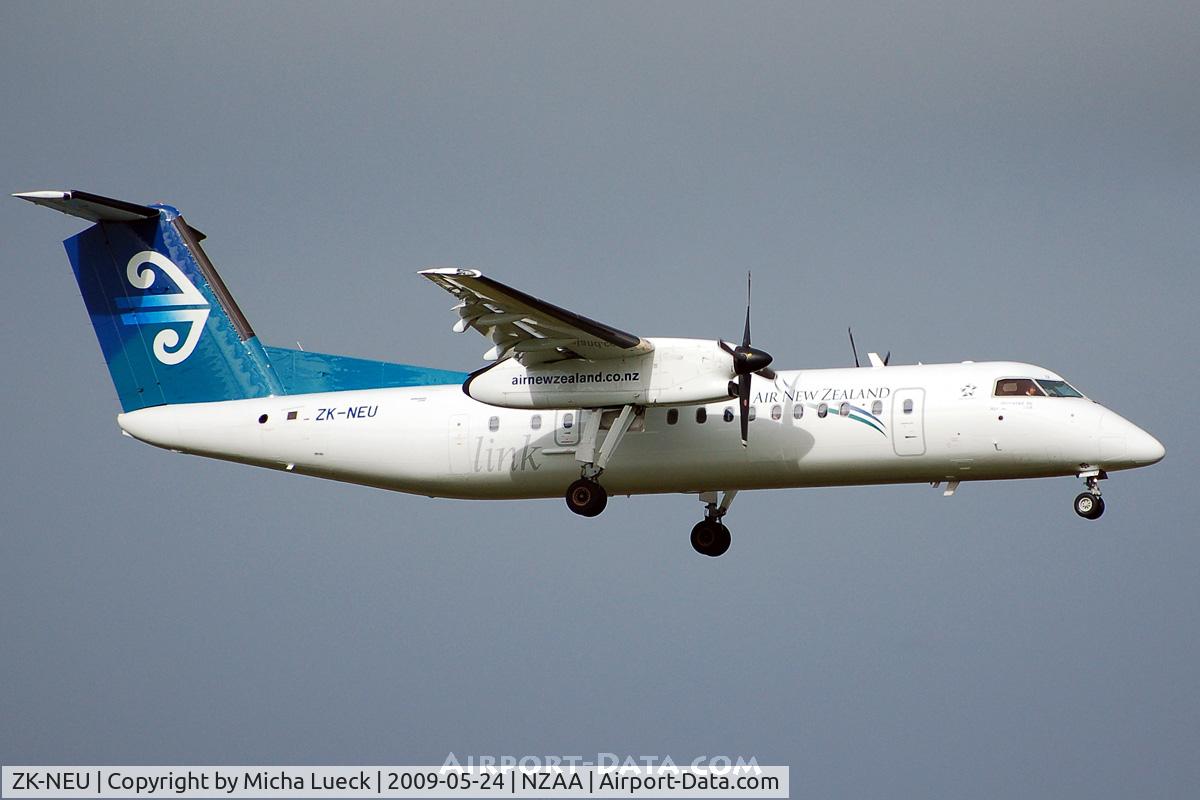 ZK-NEU, 2007 De Havilland Canada DHC-8-311 Dash 8 C/N 647, On finals