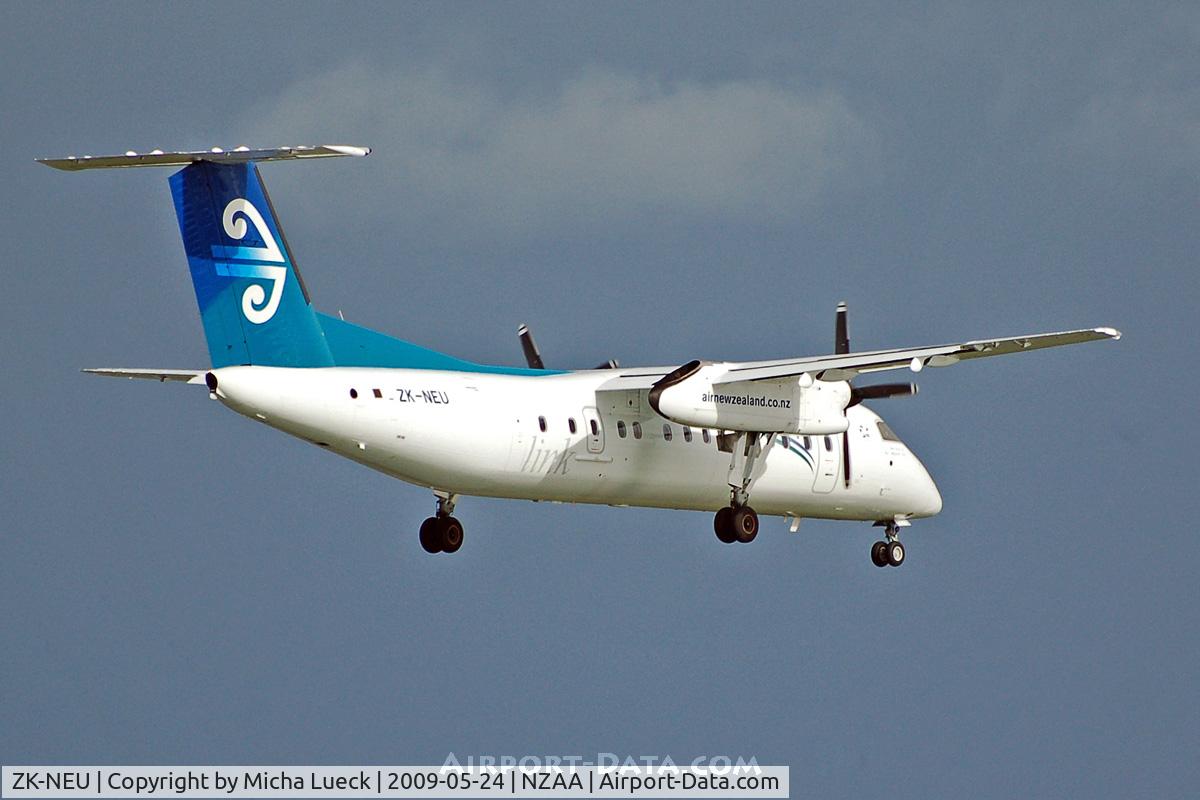 ZK-NEU, 2007 De Havilland Canada DHC-8-311 Dash 8 C/N 647, On finals