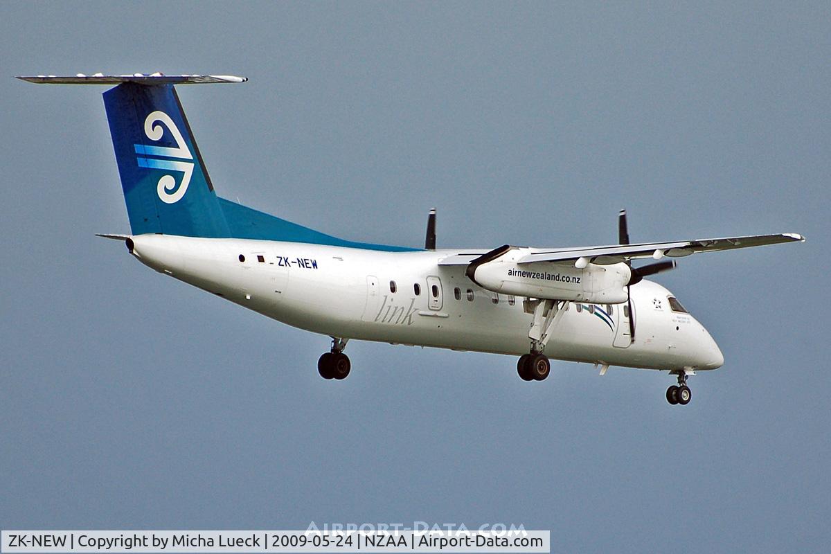 ZK-NEW, 2007 De Havilland Canada DHC-8-311Q Dash 8 C/N 648, On finals