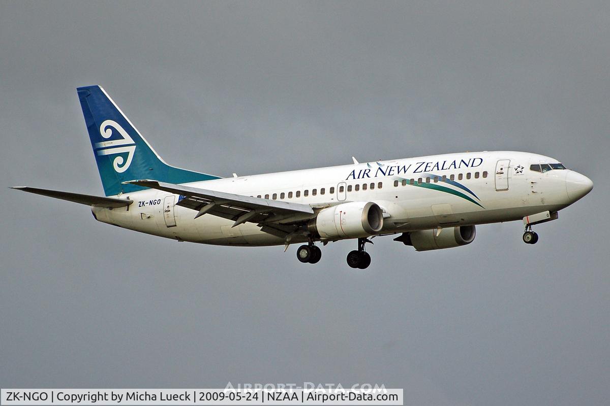 ZK-NGO, 1997 Boeing 737-37Q C/N 28548, On finals