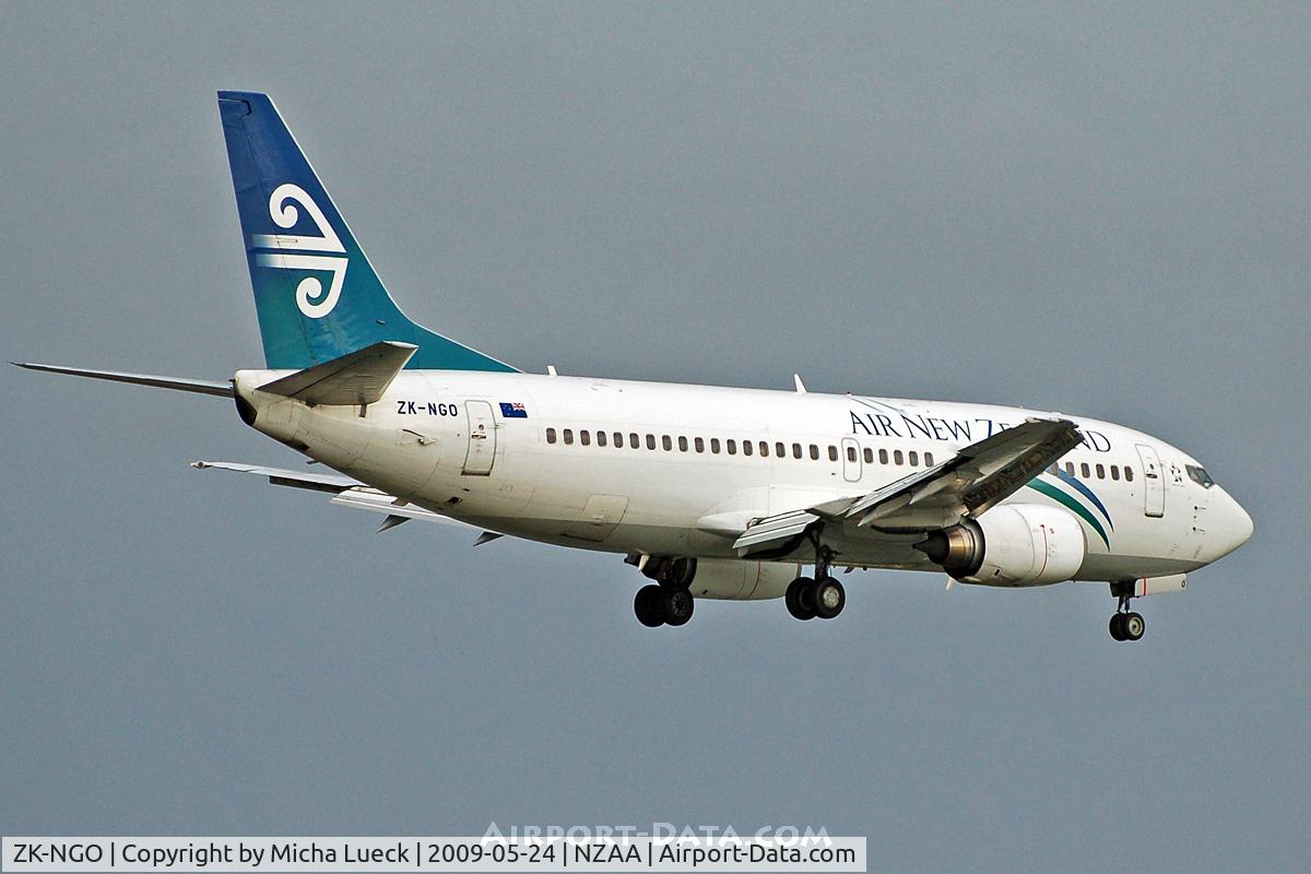 ZK-NGO, 1997 Boeing 737-37Q C/N 28548, On finals