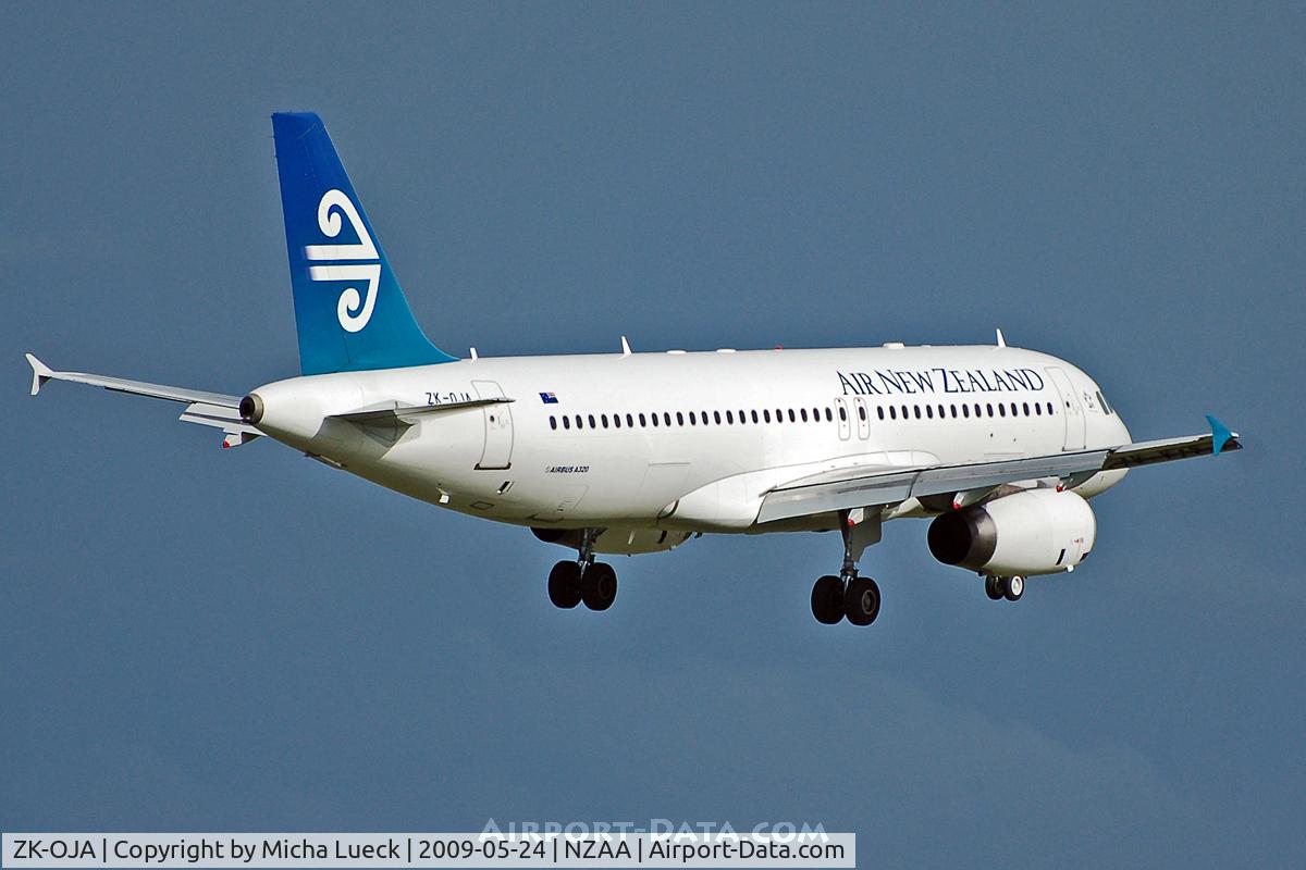 ZK-OJA, 2003 Airbus A320-232 C/N 2085, On finals before the rain starts...
