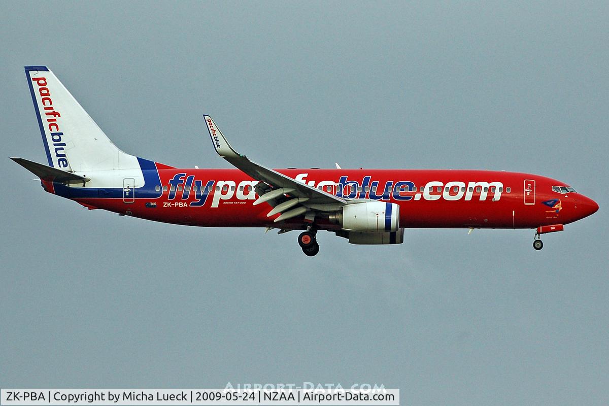 ZK-PBA, 2003 Boeing 737-8FE C/N 33796, On finals