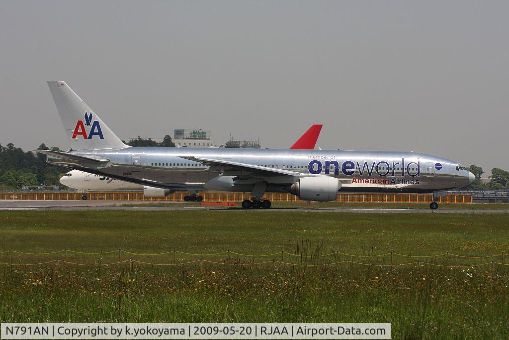 N791AN, 2000 Boeing 777-223/ER C/N 30254, Departed R/W16R