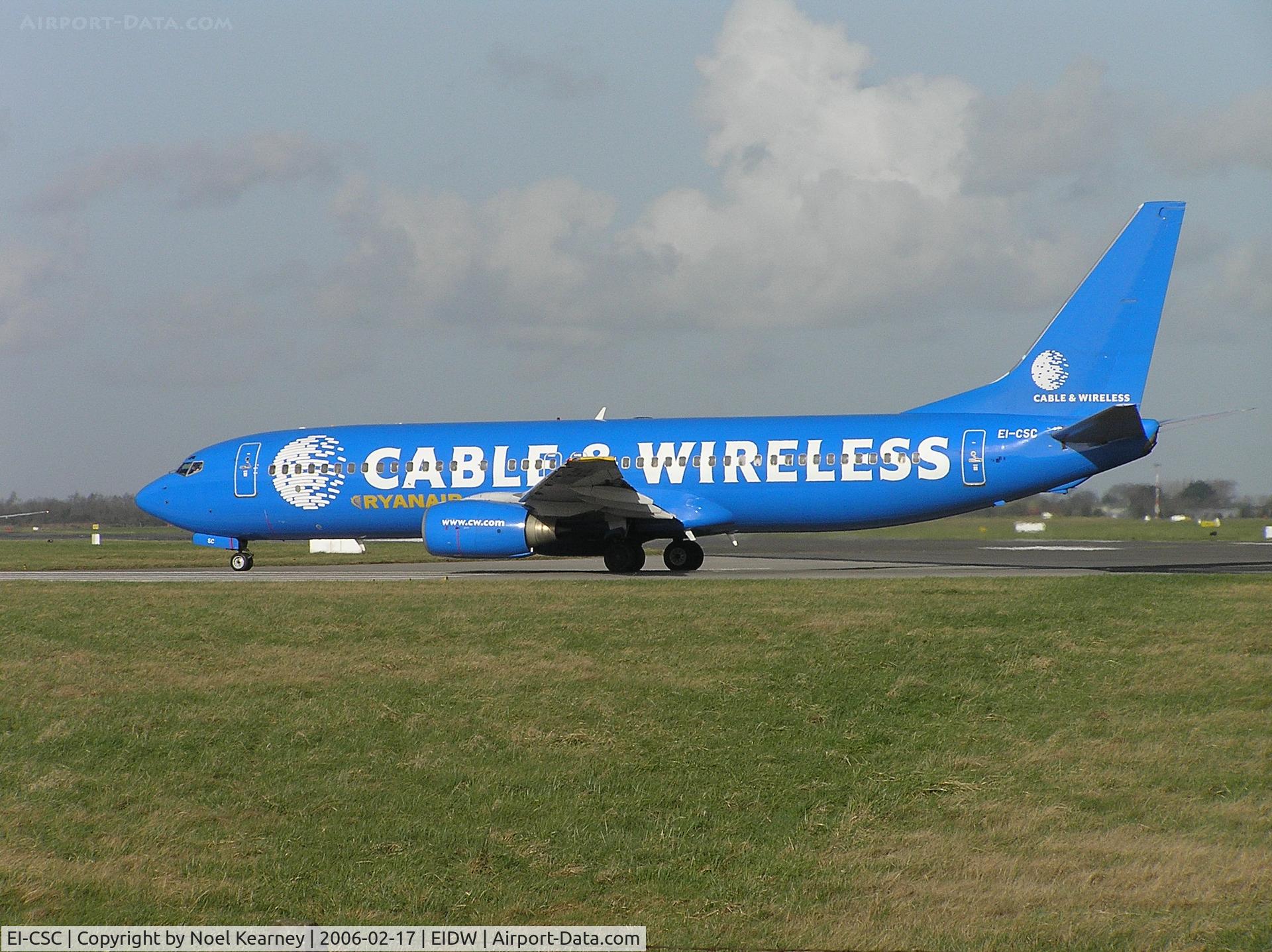 EI-CSC, 1999 Boeing 737-8AS C/N 29918, Departing RWY28 at Dublin