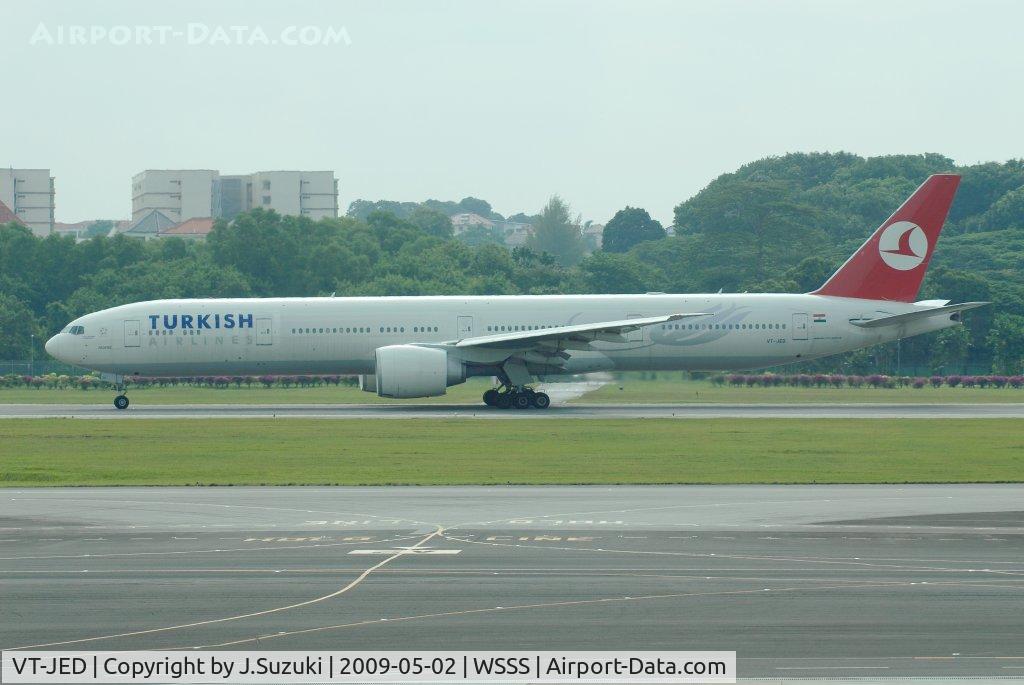 VT-JED, 2007 Boeing 777-35R/ER C/N 35160, TK's B77W leased from 9W(Jet Airways)