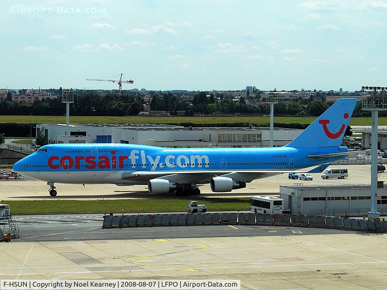 F-HSUN, 1993 Boeing 747-422 C/N 26880, Taken from terrace above terminal 2