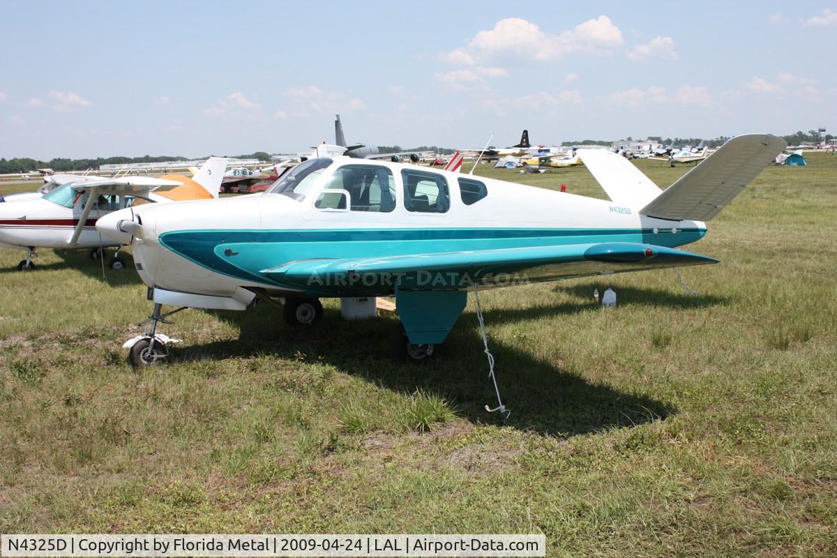 N4325D, 1956 Beech G35 Bonanza C/N D-4565, Beech G35