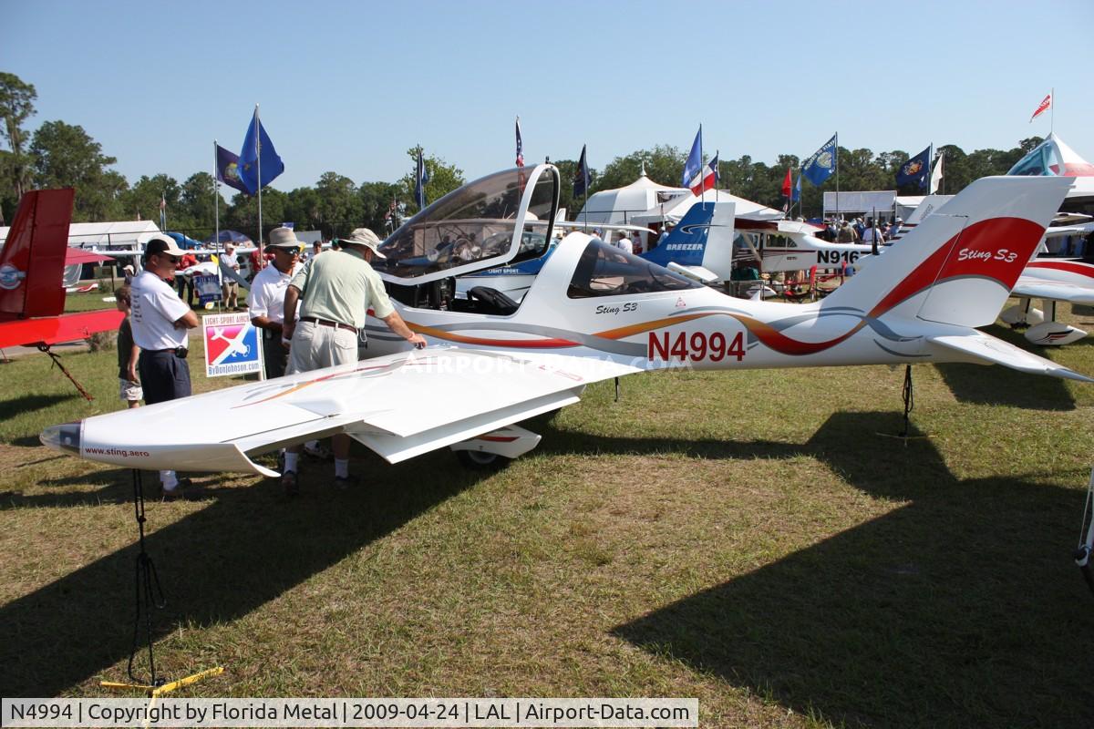 N4994, 2008 TL Ultralight TL-2000 Sting S3 C/N TLUSA168, TI Ultralight Sting S3