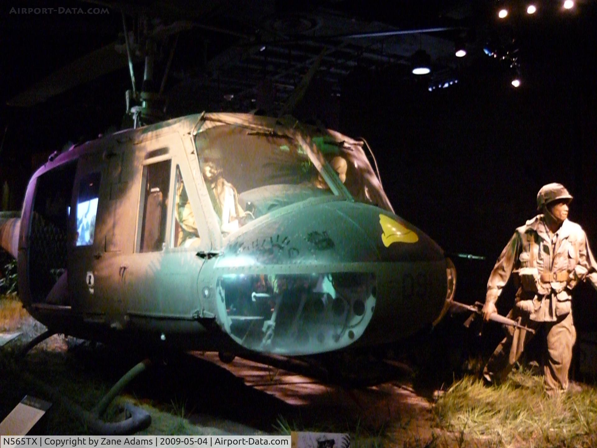 N565TX, 1965 Bell UH-1H C/N 65-10091, UH-1 Huey Formerly of the Texas Air Command Museum now in the Smithsonian Museum of American History - Photo taken by my son.