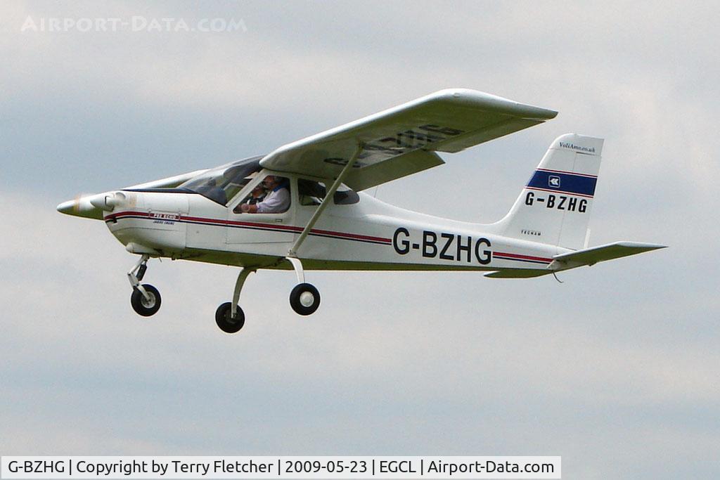 G-BZHG, 2000 Tecnam P-92EM Echo C/N PFA 318-13606, Tecnam Echo at 2009 May Fly-in at Fenland