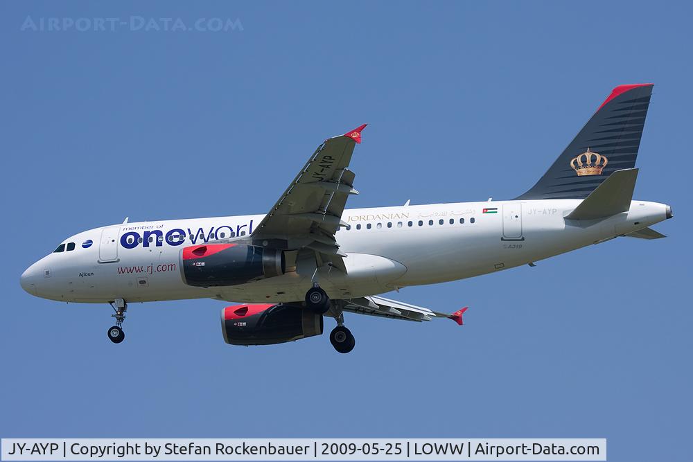 JY-AYP, 2009 Airbus A319-132 C/N 3832, -