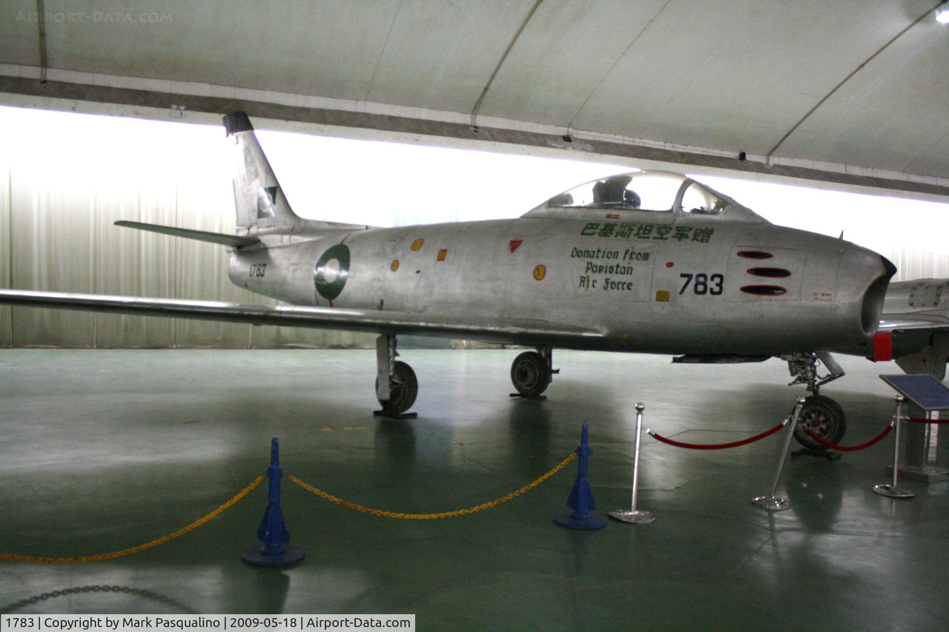 1783, Canadair CL-13B Sabre 6 C/N S6-1783, Canadair CL-13B Sabre 6