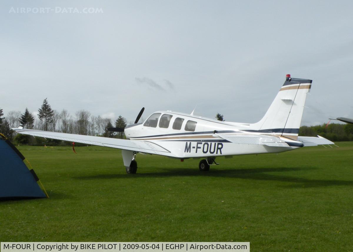 M-FOUR, 2008 Hawker Beechcraft G36 Bonanza C/N E-3849, NICE LOOKING BEECH THE SECOND TO CARRY THIS REG.