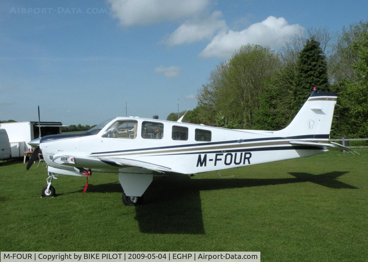 M-FOUR, 2008 Hawker Beechcraft G36 Bonanza C/N E-3849, SECOND BONANZA TO CARRY THIS REG. THE OTHER WAS AN A36