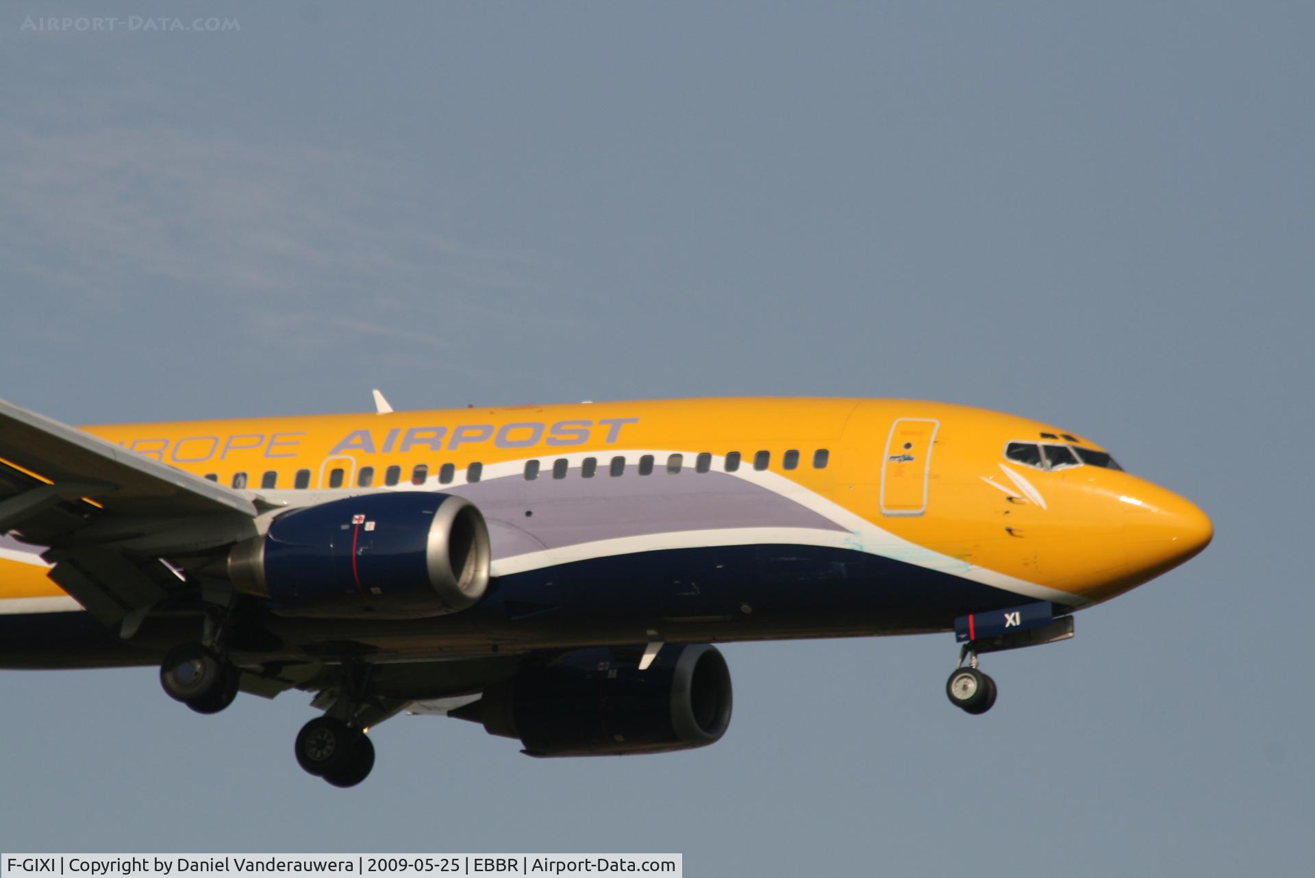 F-GIXI, 1987 Boeing 737-348F C/N 23809, flight SN3630 from Paris