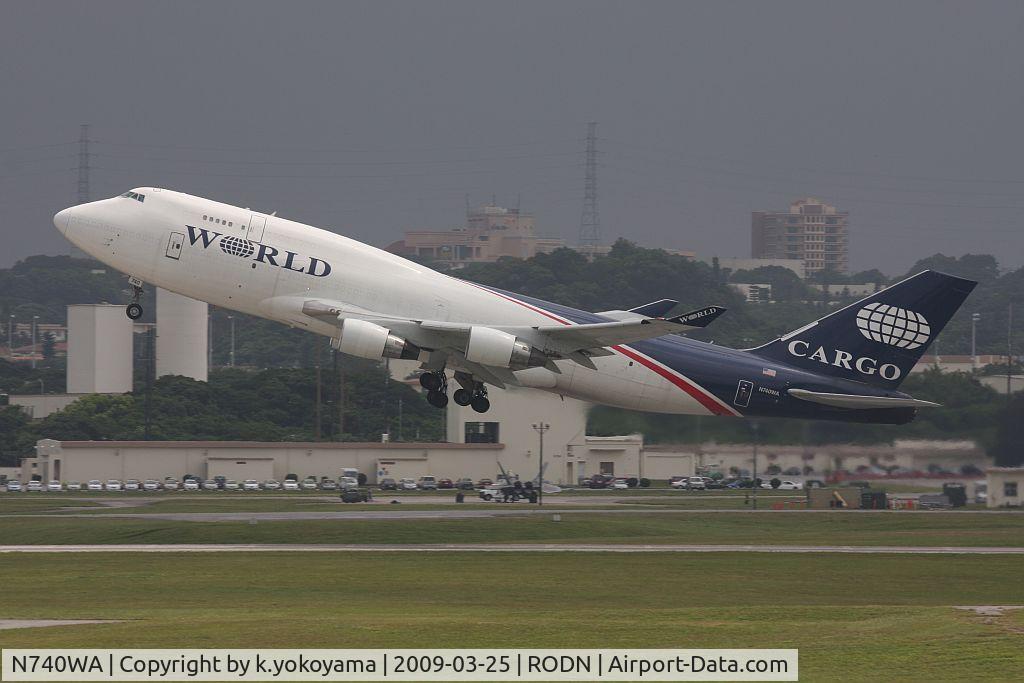 N740WA, 1993 Boeing 747-4H6 C/N 25700, AMC Flight To DXB