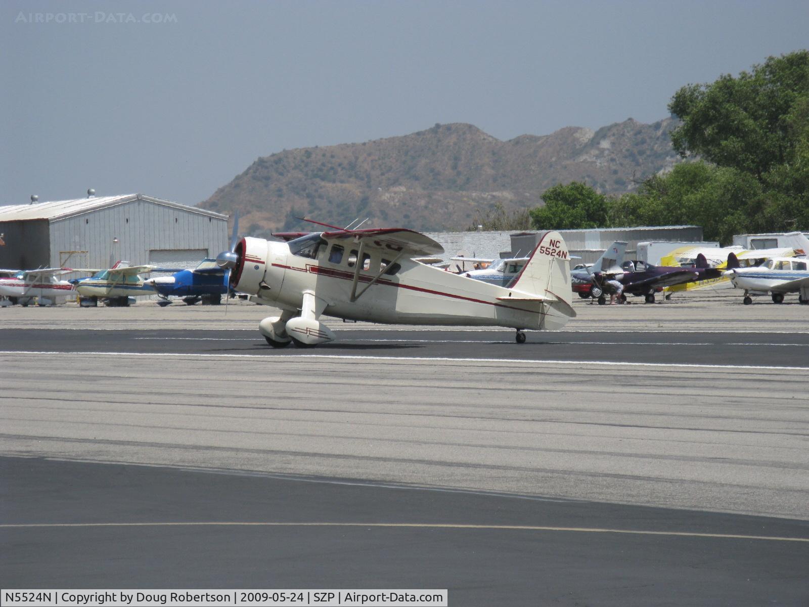 N5524N, 1943 Howard Aircraft DGA-15P C/N 890, 1943 Howard DGA-15P 'Mr. Hooligan', P&W R-985 450 Hp, turn off Rwy 22