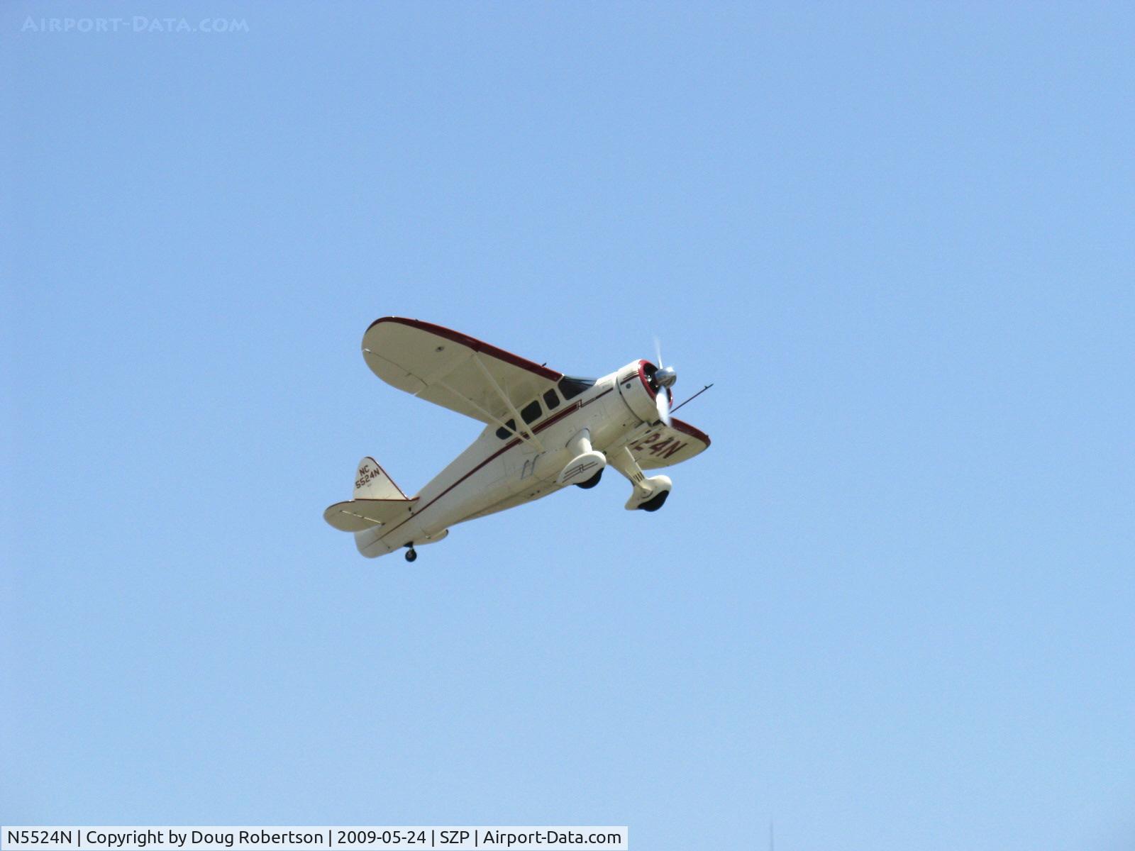 N5524N, 1943 Howard Aircraft DGA-15P C/N 890, 1943 Howard DGA-15P 'Mr. Hooligan', P&W R-985 450 Hp, takeoff fast climb Rwy 22