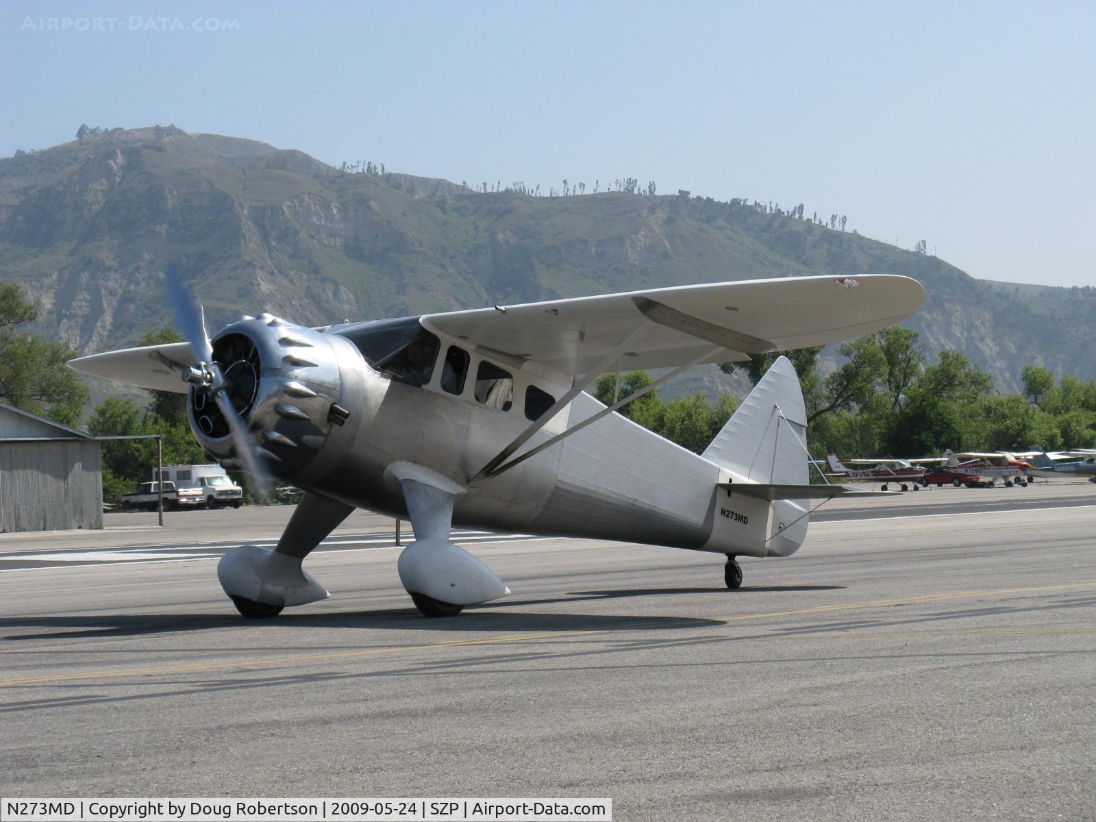 N273MD, 2008 Dickenson Howard DGA-21 (Replicate) C/N 001, 2008 Dickenson HOWARD DGA-21 'Mr. Dickenson', P&W R-1340-57 Wasp 600 Hp, runup