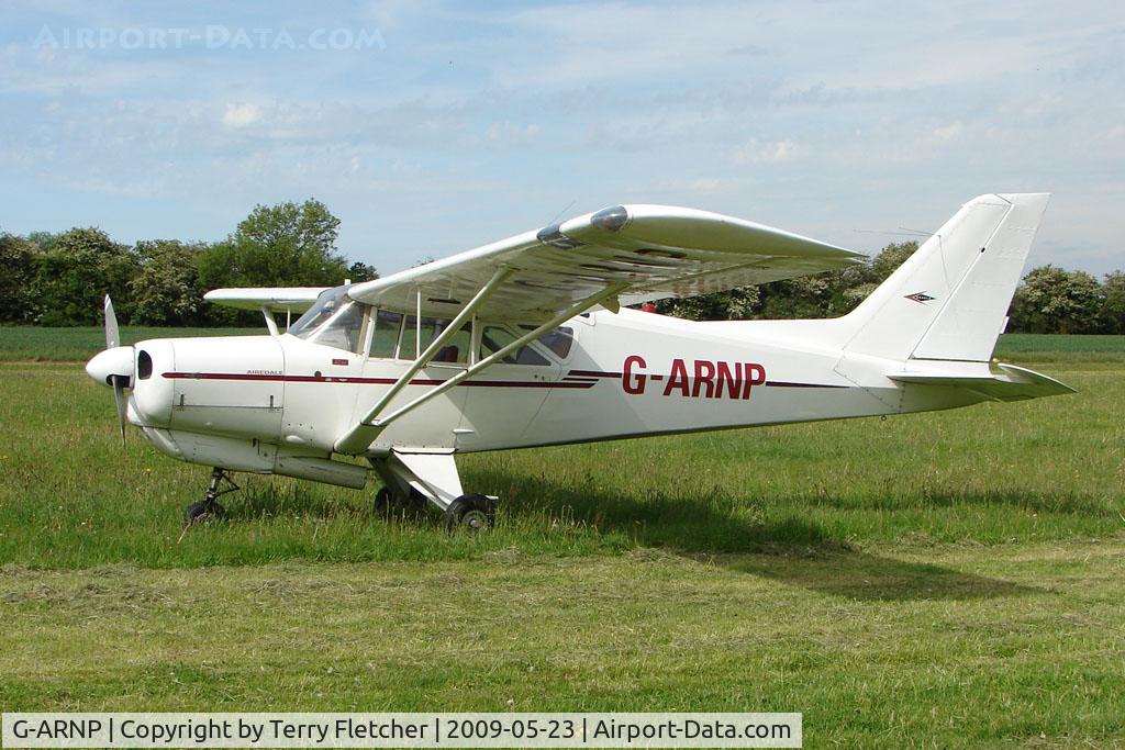 G-ARNP, 1961 Beagle A-109 Airdale C/N B.503, Airedale parked at a rural Midlands airfield