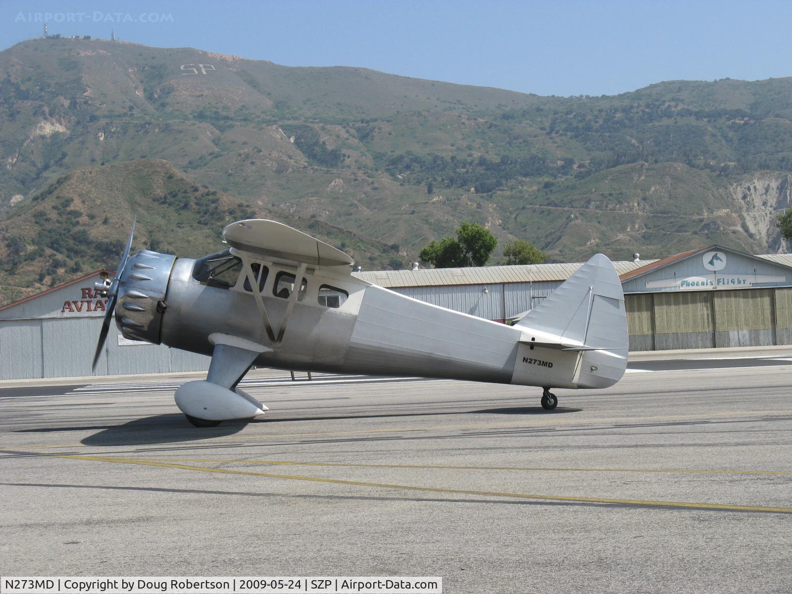 N273MD, 2008 Dickenson Howard DGA-21 (Replicate) C/N 001, 2008 Dickenson HOWARD DGA-21 'Mr. Dickenson', P&W R-1340-57 Wasp 600 Hp, runup