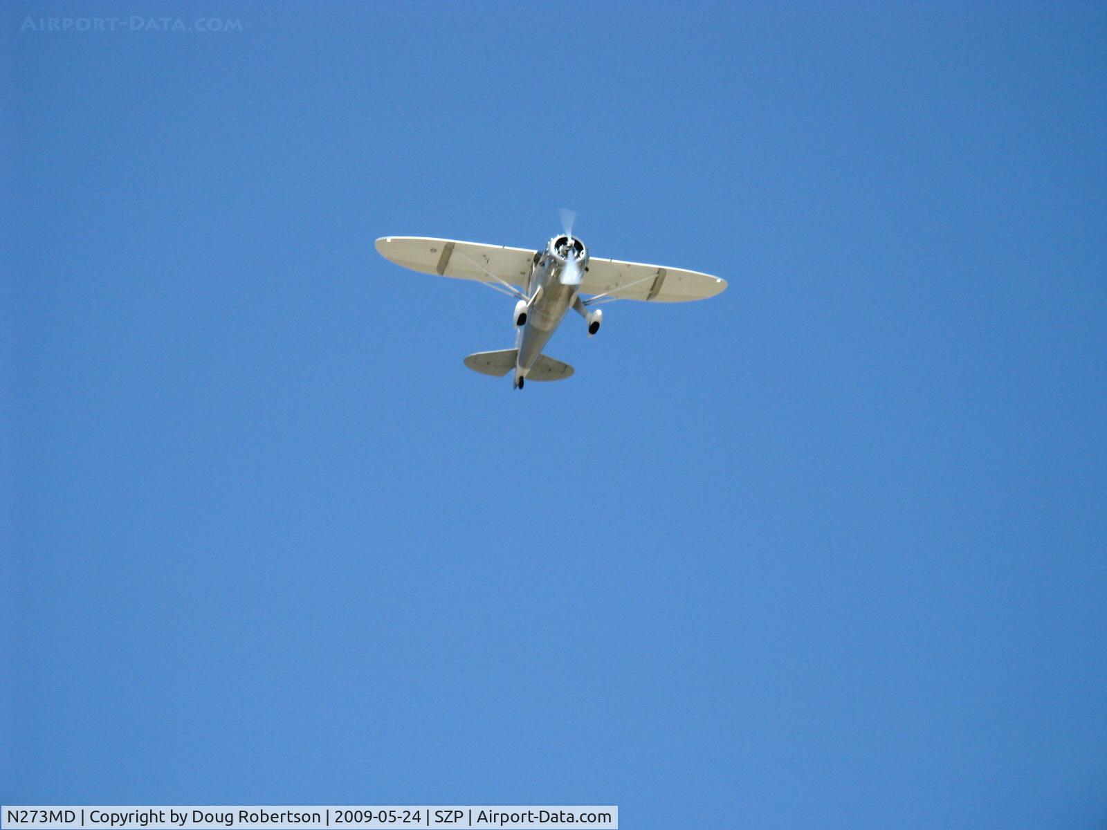 N273MD, 2008 Dickenson Howard DGA-21 (Replicate) C/N 001, 2008 Dickenson Howard DGA-21 'Mr. Dickenson',  P&W R-1340-57 Wasp radial 600 Hp, high speed pass