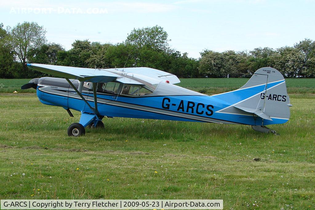 G-ARCS, 1960 Auster D6-180 C/N 3703, 1960 Auster parked at a rural Midlands airfield