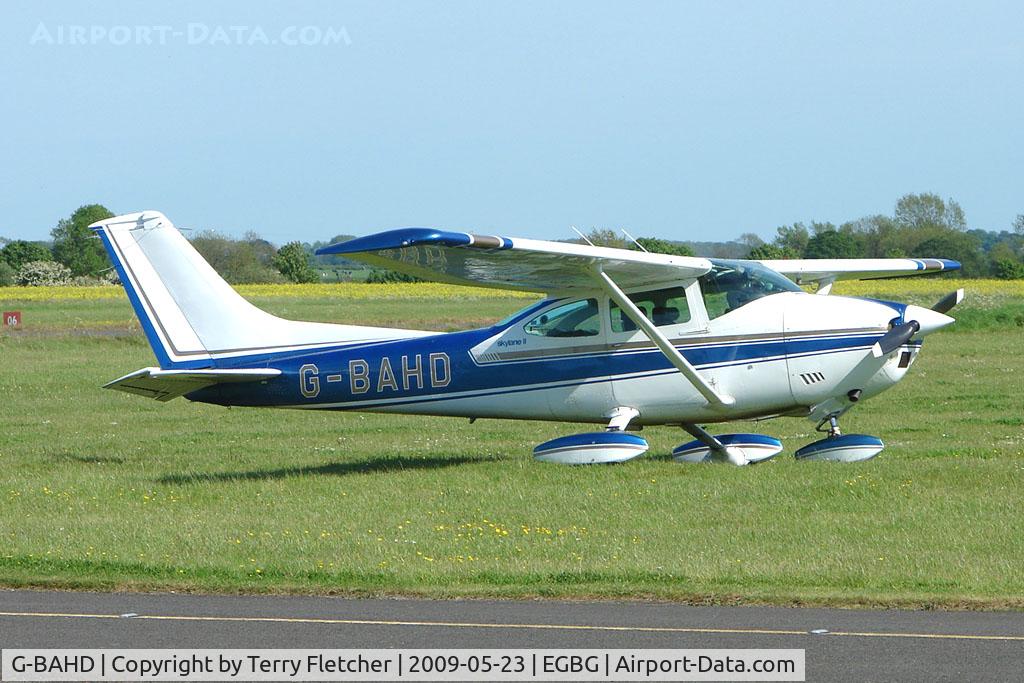 G-BAHD, 1972 Cessna 182P Skylane Skylane C/N 18261501, Cessna 182P at Leicester 2009 May Bank Holiday Fly-in