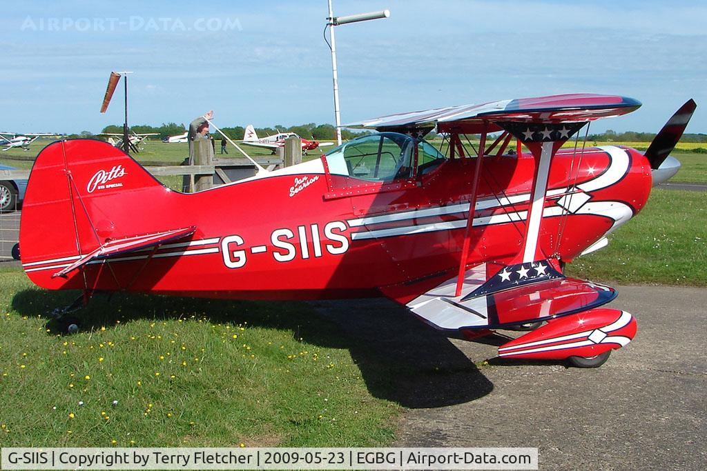 G-SIIS, 2005 Pitts S-1S Special C/N PFA 009-13485, Based Pitts S-1S at Leicester 2009 May Bank Holiday Fly-in