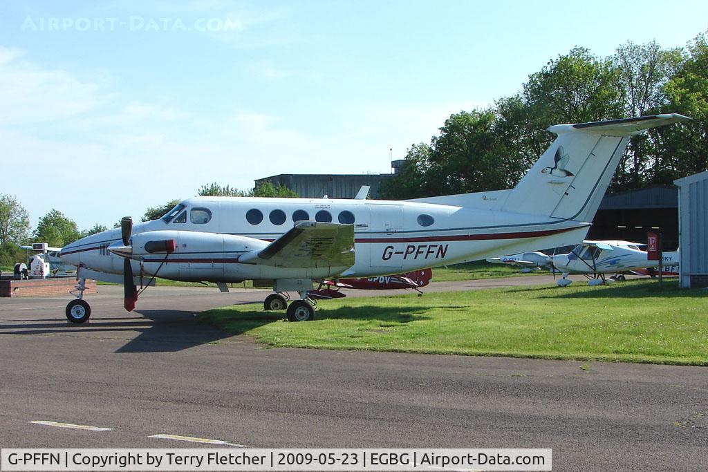 G-PFFN, 1979 Beech 200 Super King Air C/N BB-456, Puffin Books' Beech 200 at Leicester 2009 May Bank Holiday Fly-in