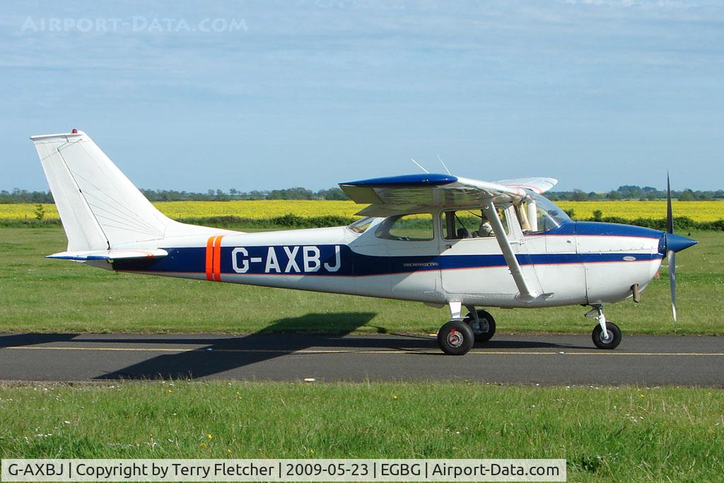 G-AXBJ, 1969 Reims F172H Skyhawk C/N 0573, Cessna 172H at Leicester 2009 May Bank Holiday Fly-in