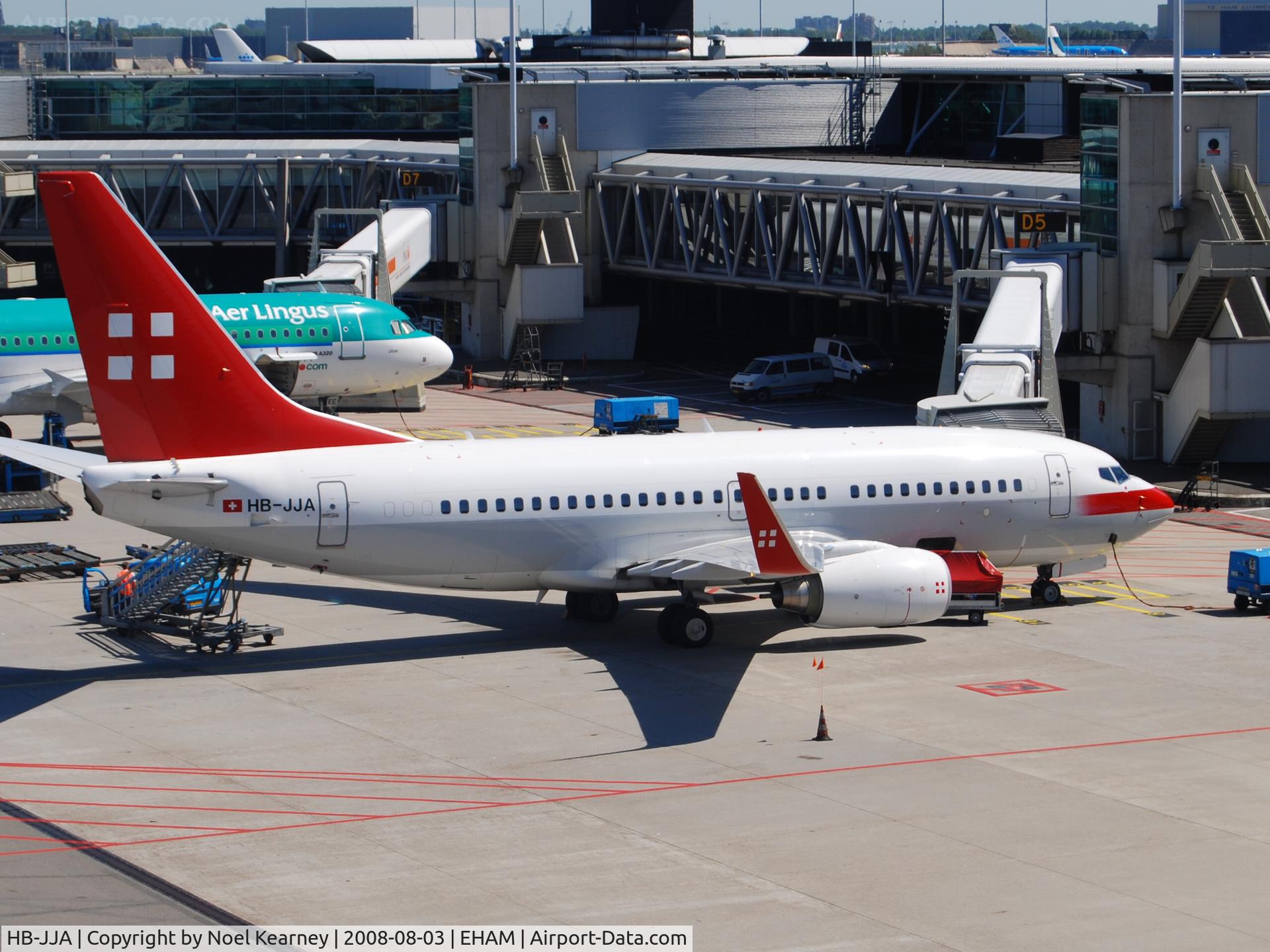 HB-JJA, 2005 Boeing 737-7AK BBJ C/N 34303, From Public viewing terrace