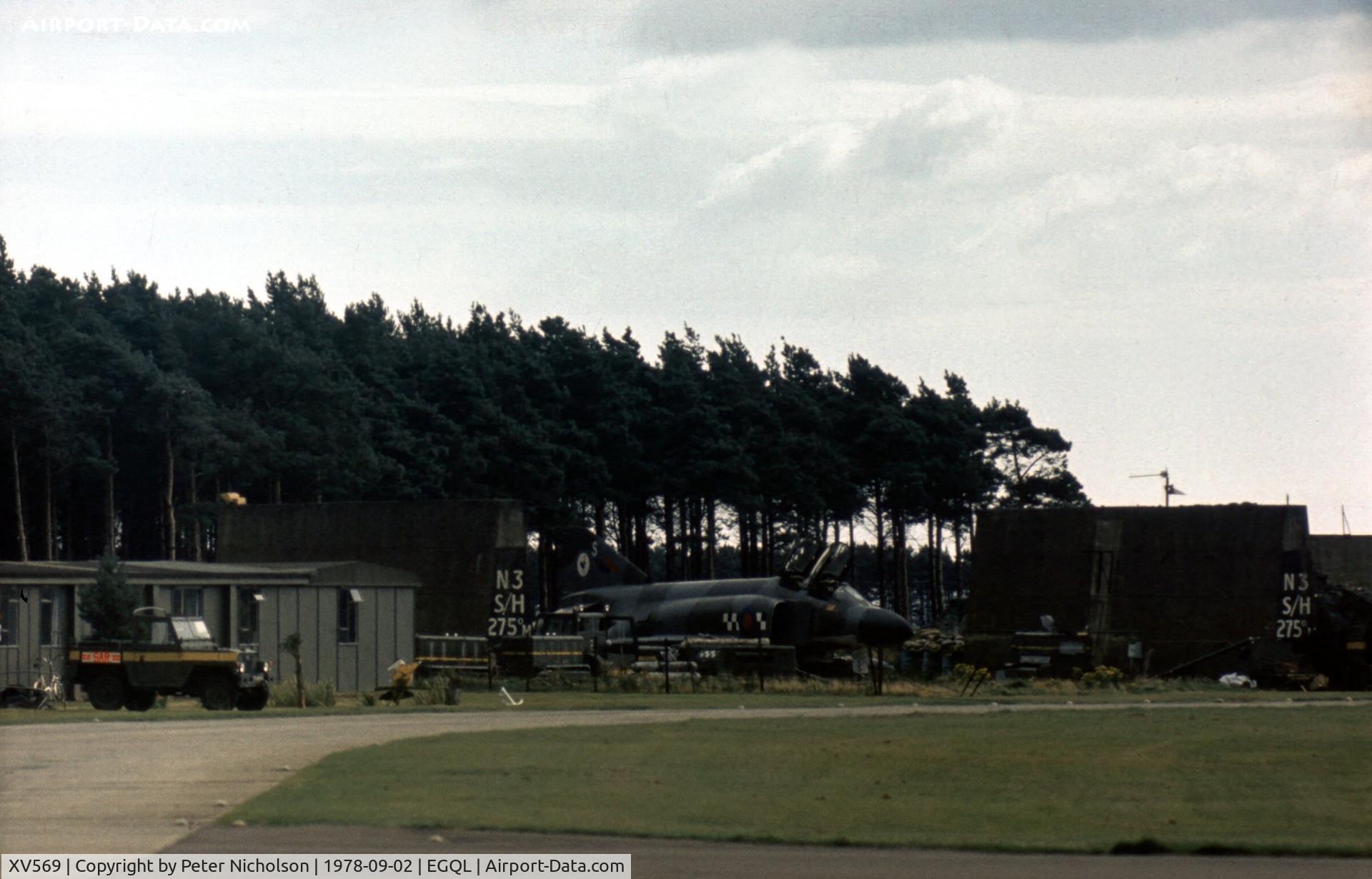 XV569, 1968 McDonnell Douglas Phantom FG1 C/N 9323/2970, Phantom FG.1 of 43 Squadron present at the 1978 Leuchars Airshow.