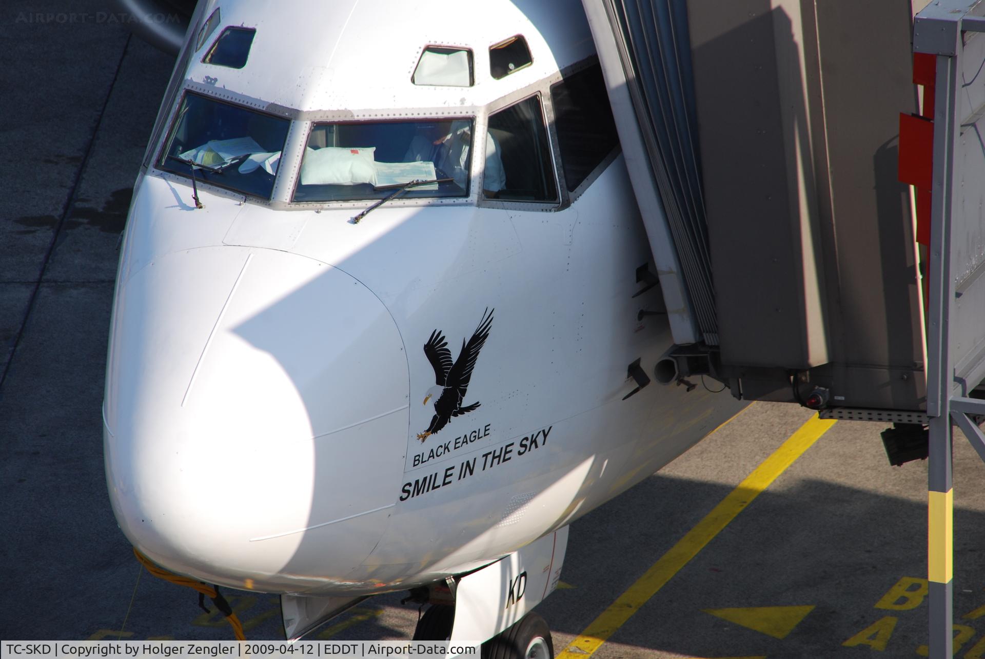 TC-SKD, 1992 Boeing 737-4Q8 C/N 25372, Detail of a turkish tourist carrier