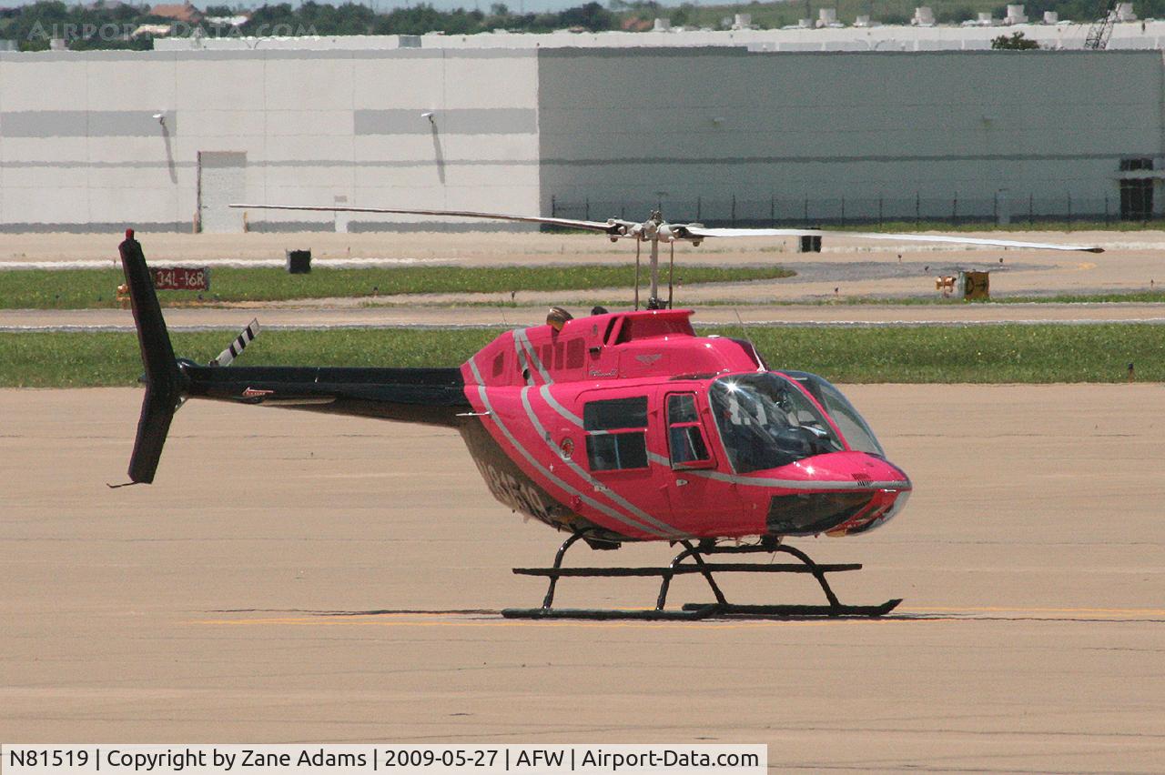 N81519, 1998 Bell 206B JetRanger C/N 4498, At Alliance, Fort Worth
