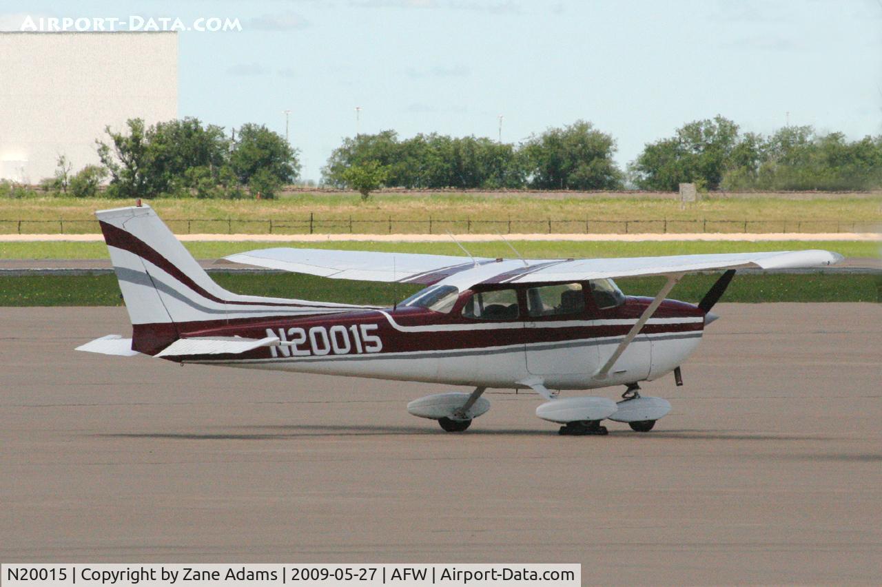 N20015, 1972 Cessna 172M C/N 17260931, At Alliance, Fort Worth