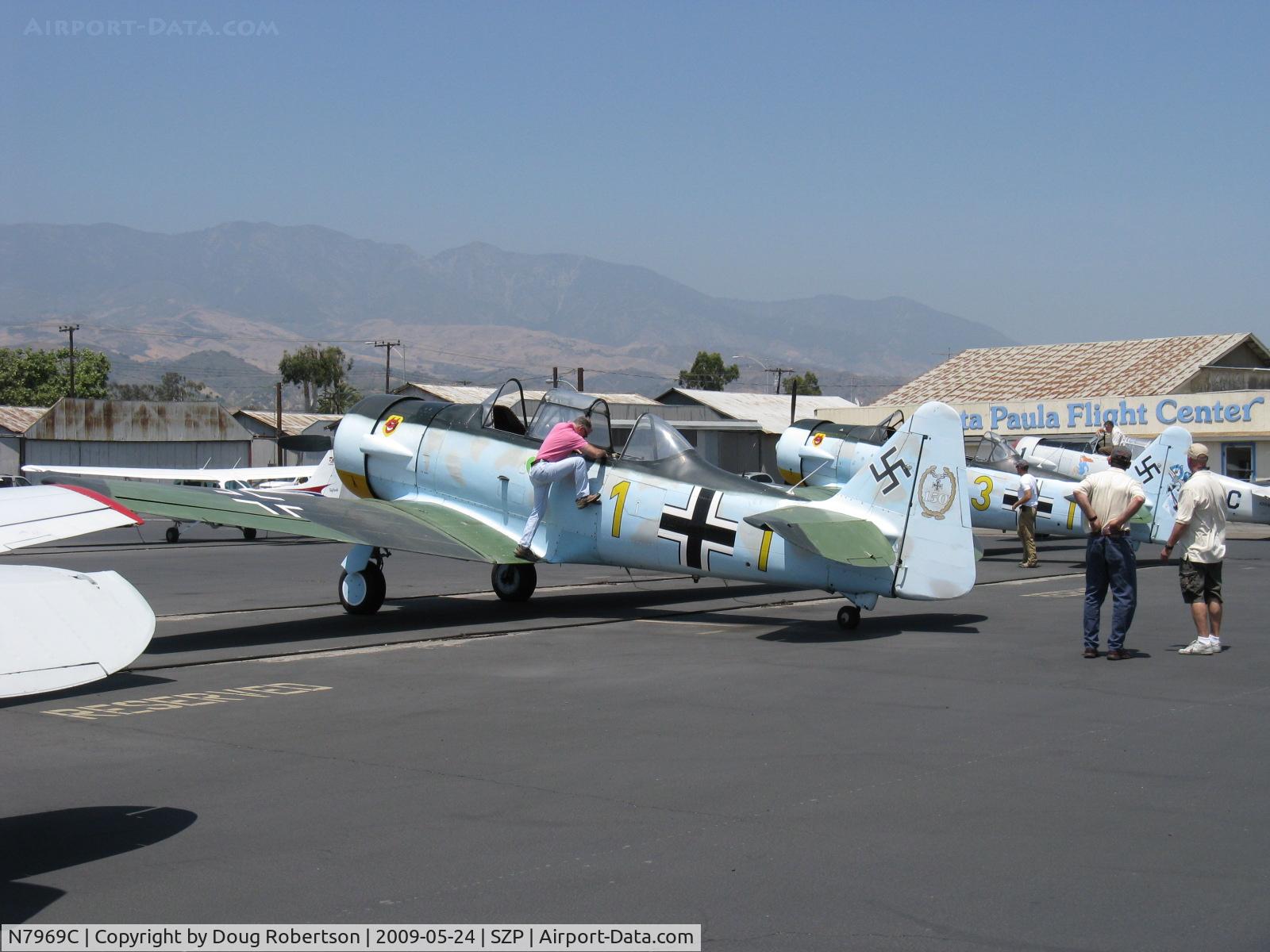 N7969C, North American SNJ-5 Texan Texan C/N 43974, North American SNJ-5 of the Condor Squadron, P&W R-1340 AN-1 600 Hp