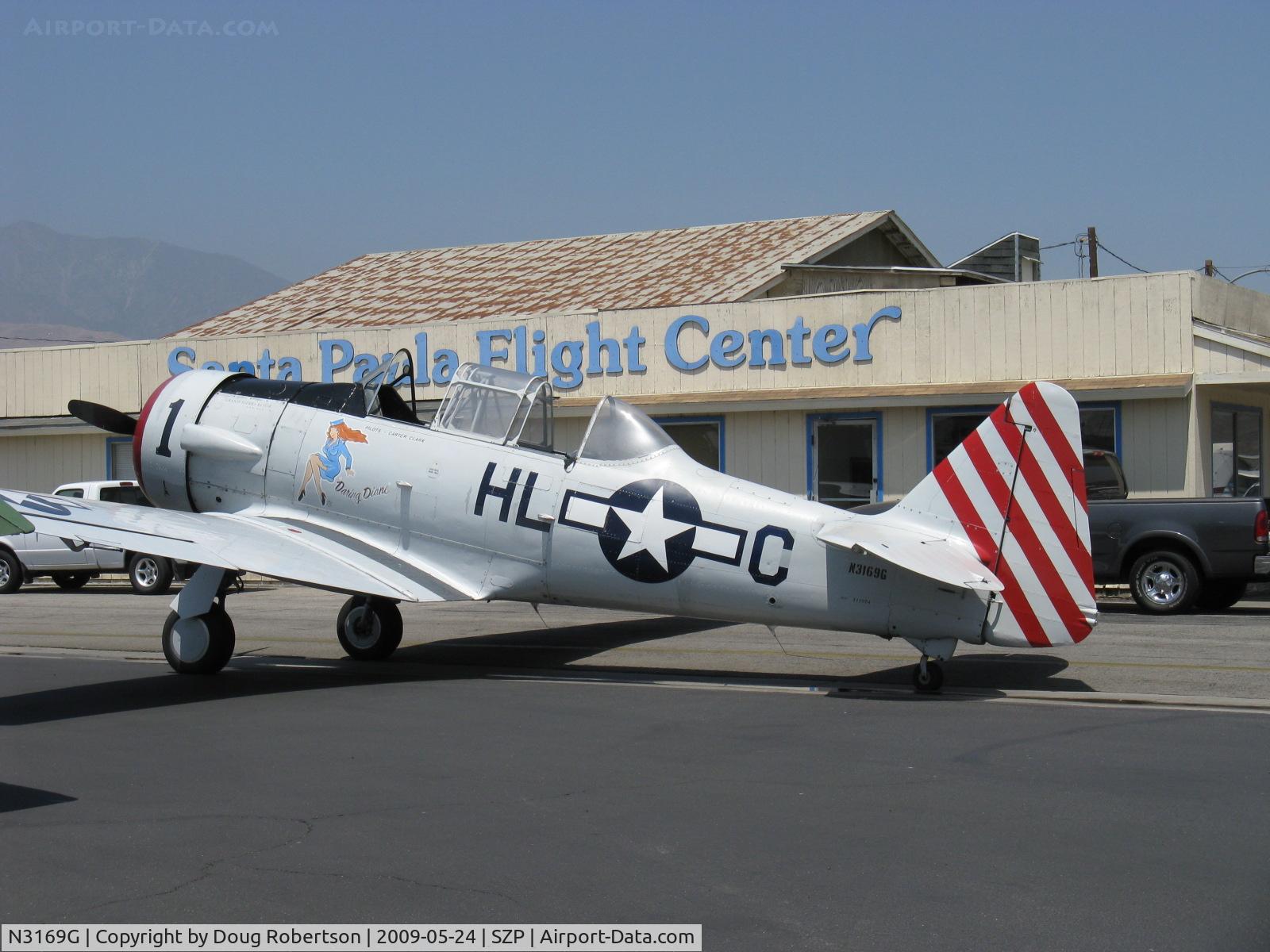 N3169G, 1945 North American AT-6F Texan C/N 121-42937, 1945 North American AT-6F TEXAN 'Daring Diane' of the Condor Squadron, P&W R-1340 550 Hp