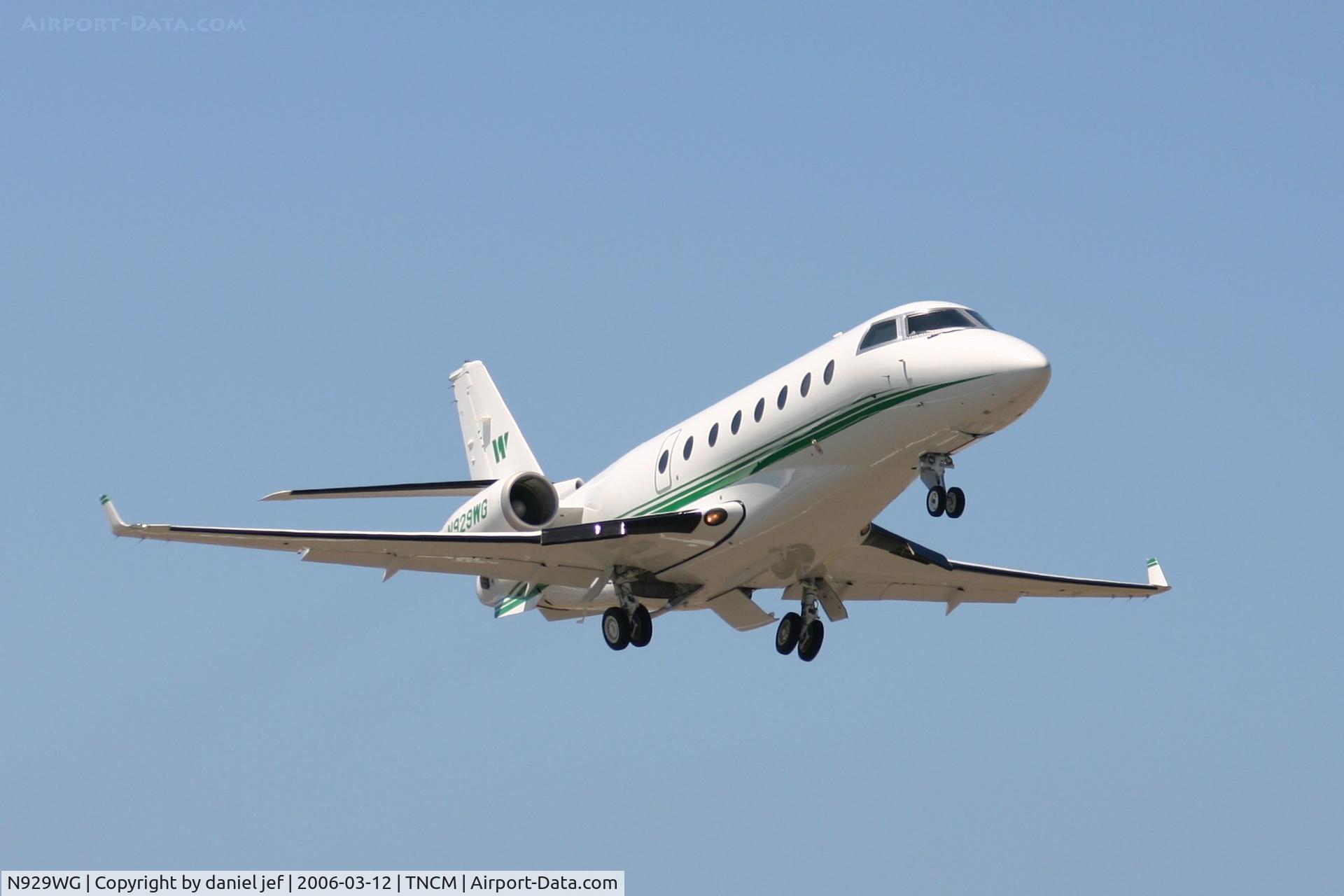 N929WG, 2001 Israel Aircraft Industries IAI-1126 Galaxy C/N 056, Landing 10