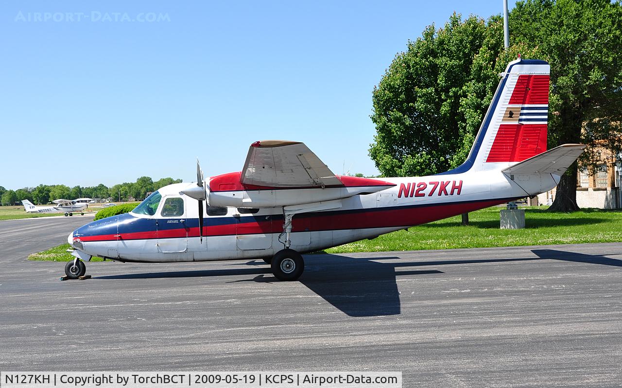N127KH, 1961 Aero Commander 500-B C/N 500B-1027-38, Aero Commander 500 parked on the West Ramp at KCPS.